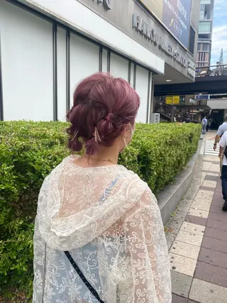 ミディアム カラー ヘアアレンジ 透明感カラー/ レイヤーkotonoのヘアスタイル