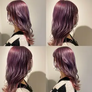 セミロング 金島 青のヘアスタイル