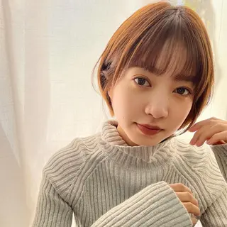 ショート カラー 透明感カラー│ レイヤーヘア中居美樹のヘアスタイル