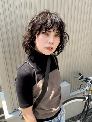 ミディアム 山本 芳喜のヘアスタイル