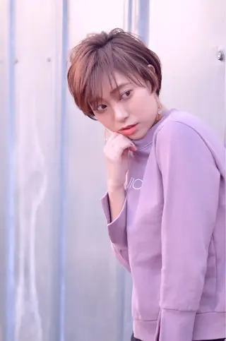 ショート カラー 吉祥寺aivee 若手注目スタッフのヘアスタイル