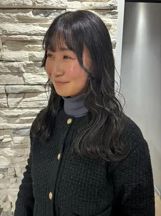ミディアム カラー Maki /透明感カラーのヘアスタイル