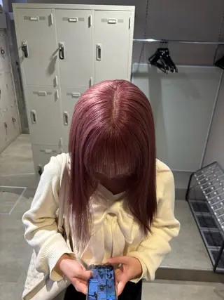 カラー 透明感ベージュ🤎 ナチュラルレイヤーのヘアスタイル