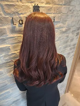 カラー ロング 箕面駅‪/カット 千葉 凛大のヘアスタイル