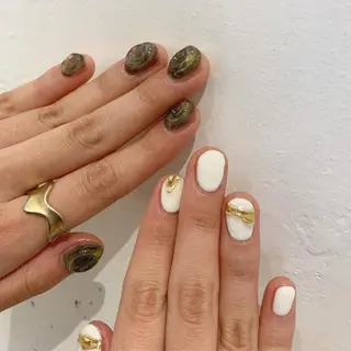ネイル 【淡色color/ nail】maikoのネイルデザイン