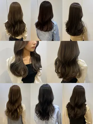 ロング カラー Lolonois梅田 /Okazaki:)のヘアスタイル