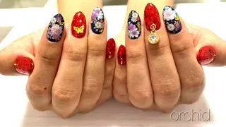 ネイル orchid ♡オーキッドのネイルデザイン