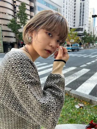 ショート カラー か ほのヘアスタイル