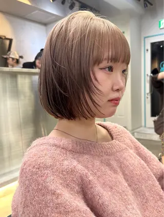 ショート ハッシュカット🎀 レイヤーカットのヘアスタイル