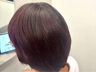 ショート カラー 明石 優衣のヘアスタイル