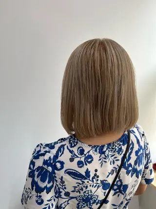 ショート カラー ヘアアレンジ 【艶カラー】石山拓人 /ブリーチのヘアスタイル