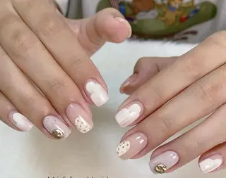 ネイル By moonネイル 🌷ワンホン/韓国風のネイルデザイン