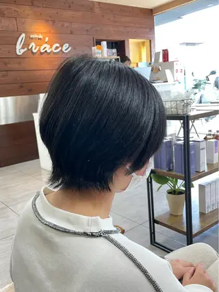 ショート カラー 似合わせ/前髪カット /店長   村上直也のヘアスタイル