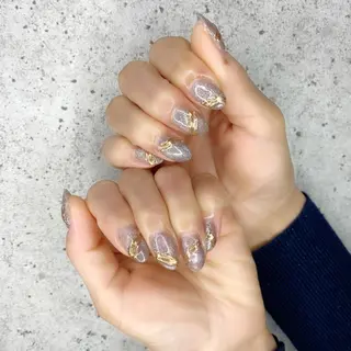 ショート カラー パーマ ヘアアレンジ メンズ キッズ ネイル マツエク・マツパ アイブロウ Salon Ｋのネイルデザイン