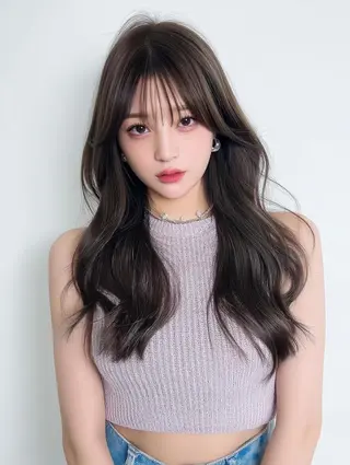 ロング カラー 髪質改善・縮毛矯正 💎ASUKAのヘアスタイル