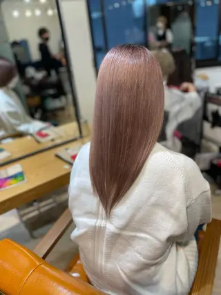 ロング 髪質改善/縮毛矯正 アンナ🍊のヘアスタイル
