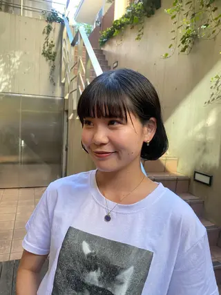 ショート 大人可愛い♡コテ巻き パーマ🌼杉田 萌恵のヘアスタイル