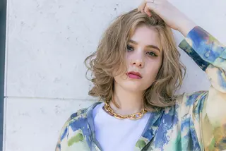 ミディアム カラー 小川 舜人のヘアスタイル