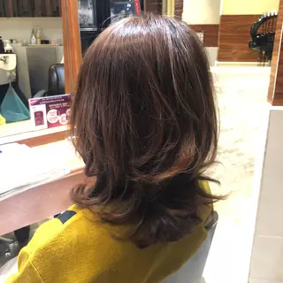 銀座/髪質改善/ レイヤー/高野紅のヘアスタイル