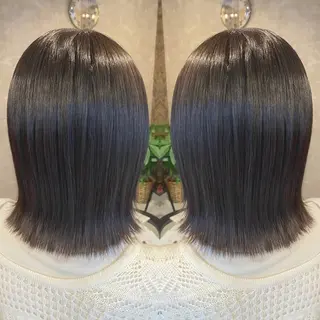 ミディアム カラー tocca 💜石田愛結💜のヘアスタイル