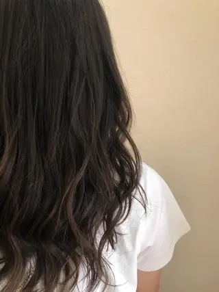 セミロング カラー ヘアアレンジ IVY villa Suzu.のヘアスタイル