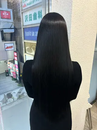 ロング 海外風ヘア 野田光也のヘアスタイル
