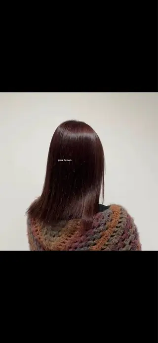 ミディアム カラー カシェリタ🌛 ハルナのヘアスタイル