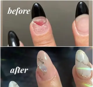 ミディアム ネイル ✴︎ Delightのネイルデザイン