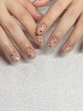 ネイル パラジェルネイル 大人可愛/シンプルのネイルデザイン