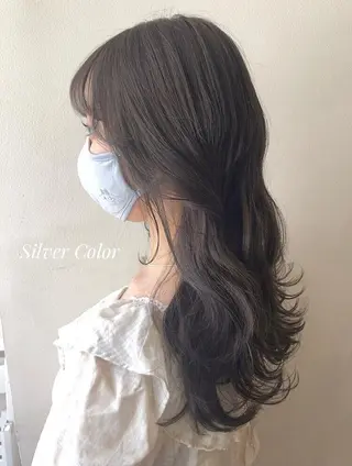 ロング ✨透明感ケアカラー✨ 長野ゆきなのヘアスタイル