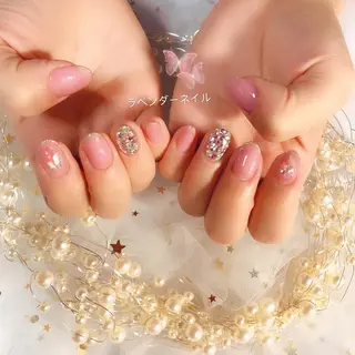 ネイル ラベンダー💖日暮里 ルル💖ネイルのネイルデザイン