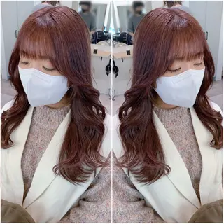ロング カラー ヘアアレンジ 韓国hair🦋 Nanaのヘアスタイル