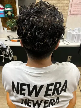 パーマ 千上 結希奈のヘアスタイル