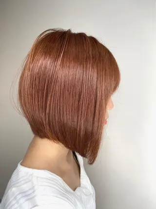 ショート カラー hair salon mementoのヘアスタイル