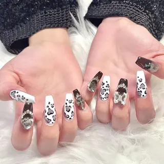 ネイル 🍑長さだし ワンホン💅モモコのネイルデザイン