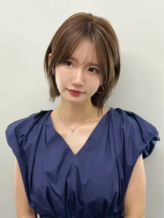 ショート カラー 佐藤 優真のヘアスタイル