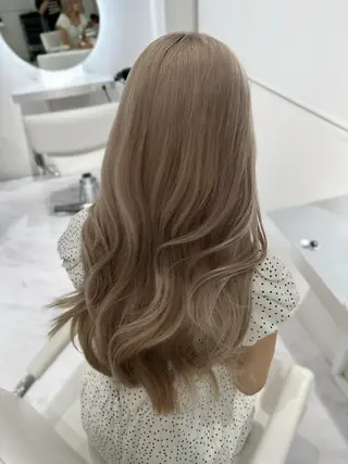 ロング カラー 上野/韓国hair 🤍MOEKA🤍のヘアスタイル