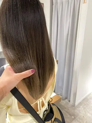 ロング カラー 似合わせレイヤー/ 縮毛矯正🎀minaのヘアスタイル