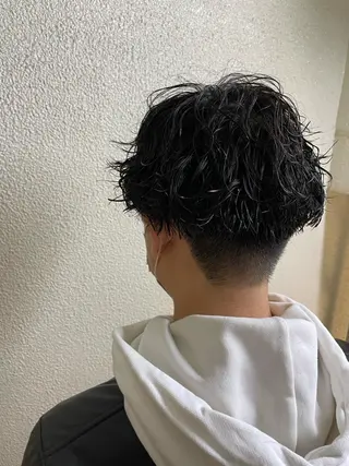 ショート パーマ メンズ 辻堂メンズ特化 YU-YAのヘアスタイル