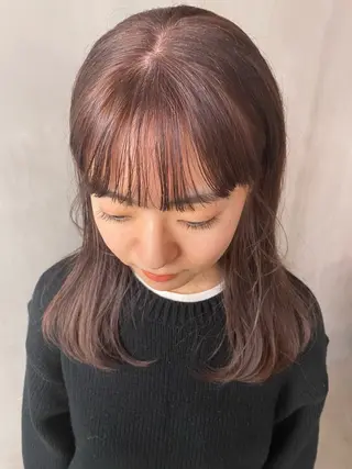 ロング カラー YUUKI/ウルフ .ボブパーマのヘアスタイル