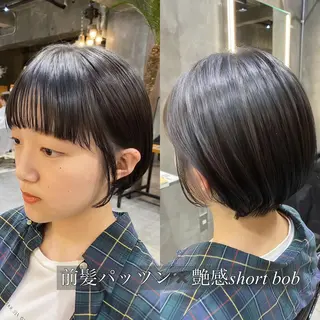 ショート カラー 透明感カラー🌿 グレージュ🐺陽介のヘアスタイル