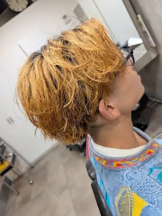 ミディアム メンズ QOL円山 YUTOのヘアスタイル