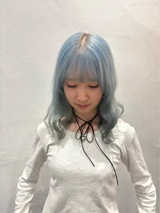カラー 聖羅/ワンホンヘア /艶カラーのヘアスタイル