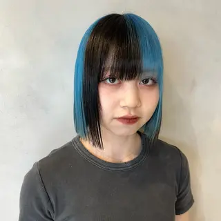 カラー デザインカラー/パー マ🦖外岡咲希🦖のヘアスタイル