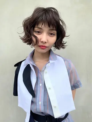 ミディアム パーマ Nikiita/ shionのヘアスタイル