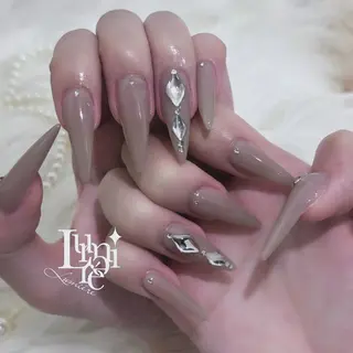 ネイル Lumière｜ ロング｜ワンホンのネイルデザイン