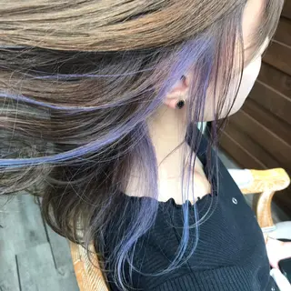 セミロング カラー exfa sakura🪞のヘアスタイル