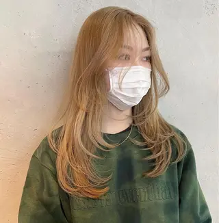 ロング 稲毛田 颯人のヘアスタイル