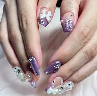 ネイル Horie 雪のネイルデザイン
