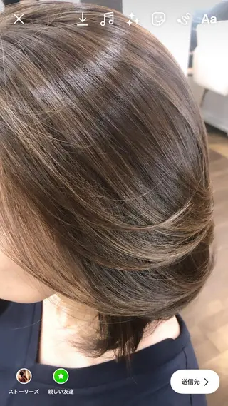 ミディアム カラー 髪質改善/美髪育成 FORMA代表　関のヘアスタイル